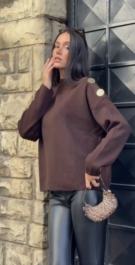 بلوز صوف ازرار