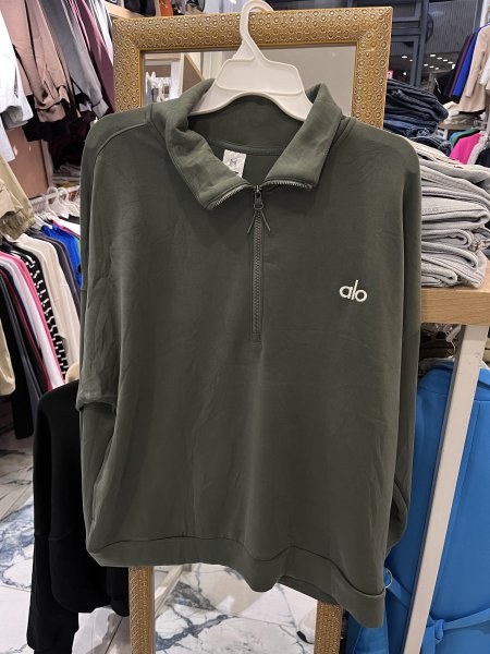 بلوز فوتر ALO قبة سحاب